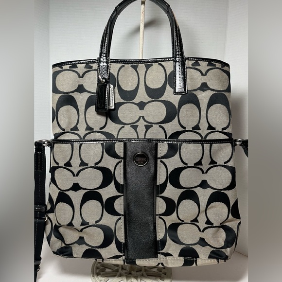 Coach Handbags - Coach Signature Foldover Tote H1380-F23304